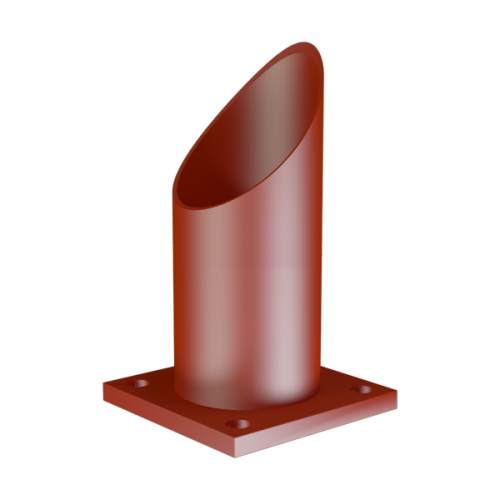 Опора неподвижная трубчатая для тепловых сетей исп. А2 09Г2С 630х150 мм ОСТ 36-146-88 66,3 кг