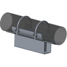 Опора неподвижная хомутовая с корпусом для тепловых сетей ТС-670.00.00 108х90х340х200 мм Серия 5.903-13 выпуск 7-95 8,9 кг