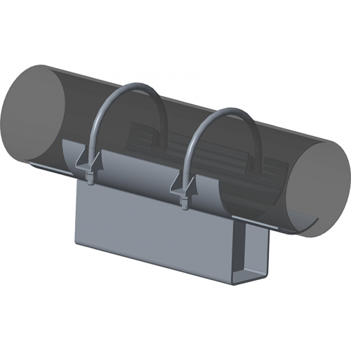 Опора неподвижная хомутовая с корпусом для тепловых сетей ТС-670.00.00 76х50х340х200 мм Серия 5.903-13 выпуск 7-95 6,6 кг